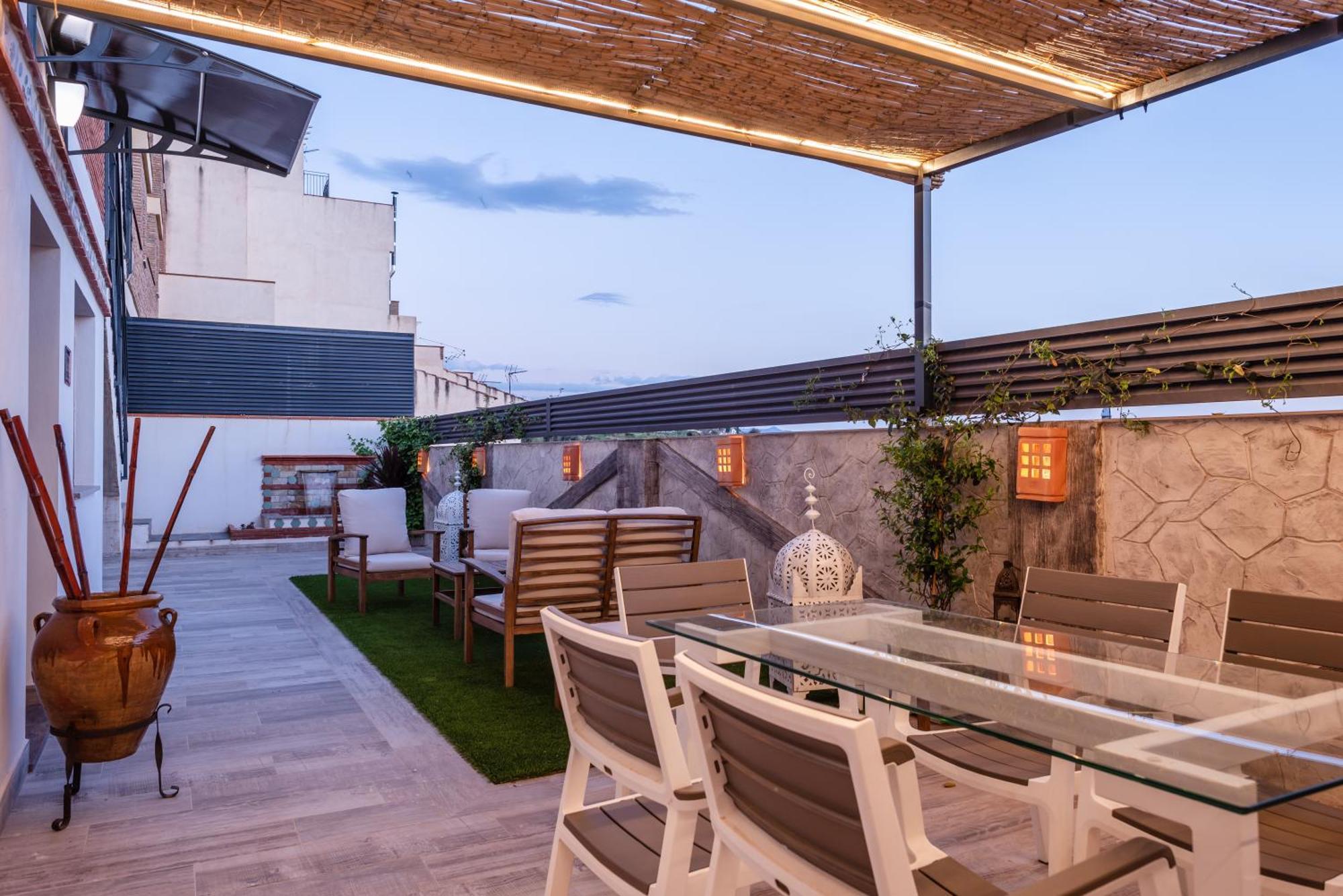Casa Penalisa Con Jacuzzi, Barbacoa, Chimenea Y Vistas Panoramicas A Granada Villa Alfacar Buitenkant foto