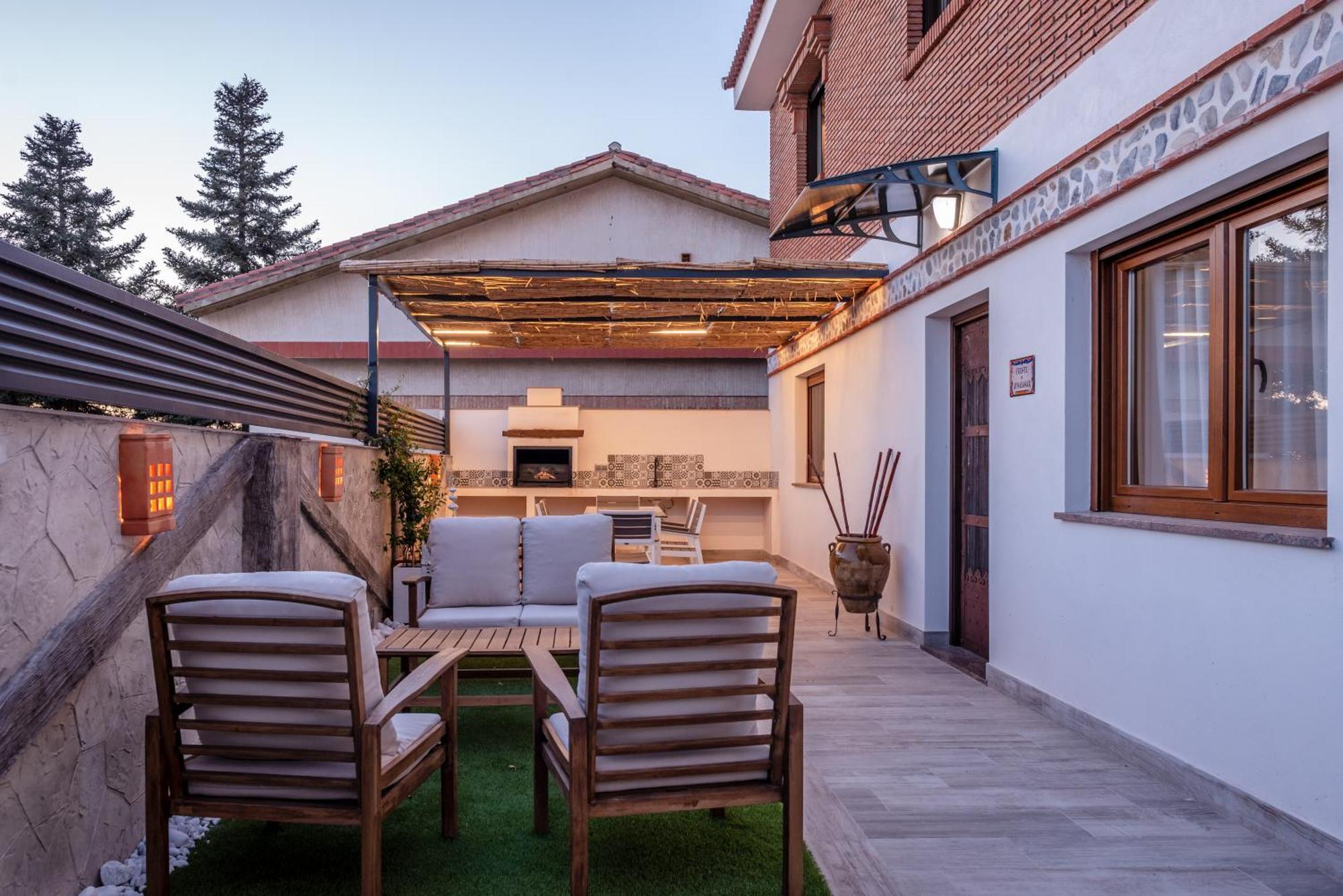 Casa Penalisa Con Jacuzzi, Barbacoa, Chimenea Y Vistas Panoramicas A Granada Villa Alfacar Buitenkant foto